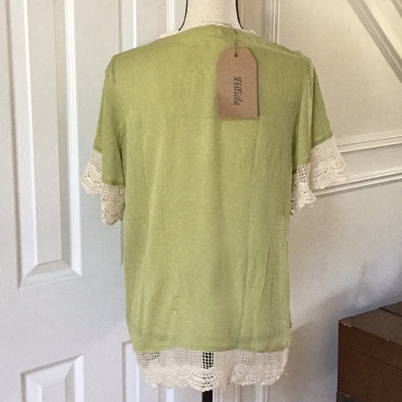 Listicle babydoll lace top - Picture 5 of 8